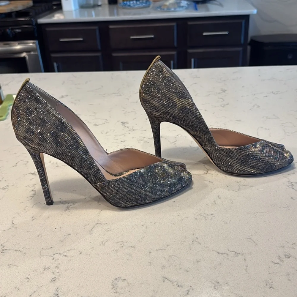 Elegant Glitter Peep-Toe Heels Sarah Jessica Parker

Used - Picture 3 of 6